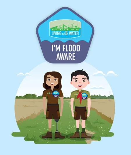 LIVING WITH WATER GUIDING AND SCOUT BADGE